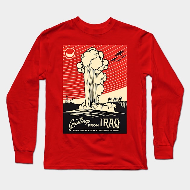 Holiday in Iraq Long Sleeve T-Shirt by Ronicup